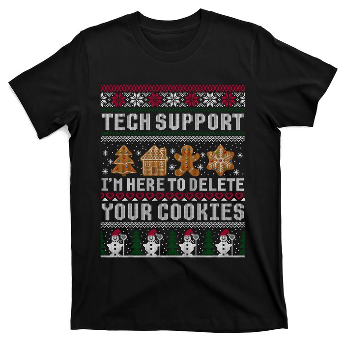 Funny Christmas Tech Support Computer Programmer Gift T-Shirt