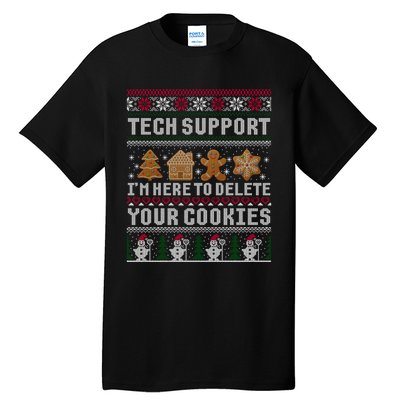 Funny Christmas Tech Support Computer Programmer Gift Tall T-Shirt