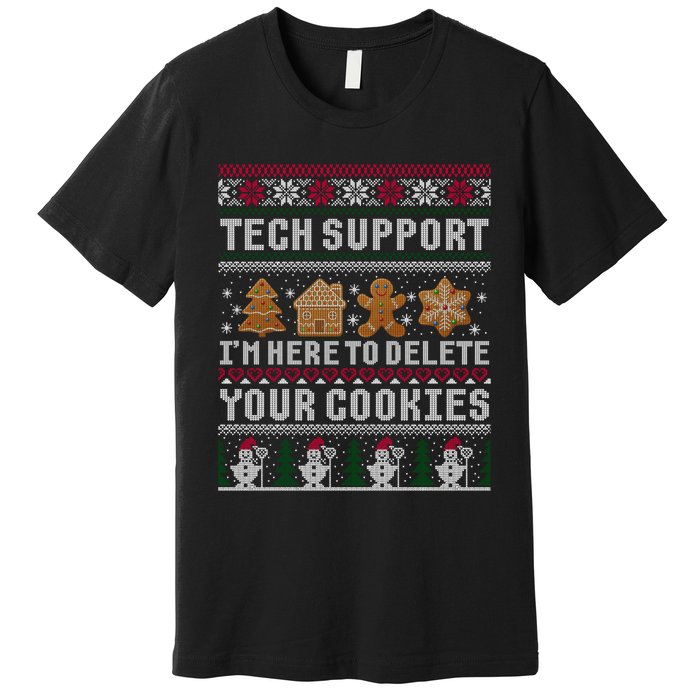 Funny Christmas Tech Support Computer Programmer Gift Premium T-Shirt