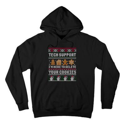 Funny Christmas Tech Support Computer Programmer Gift Tall Hoodie