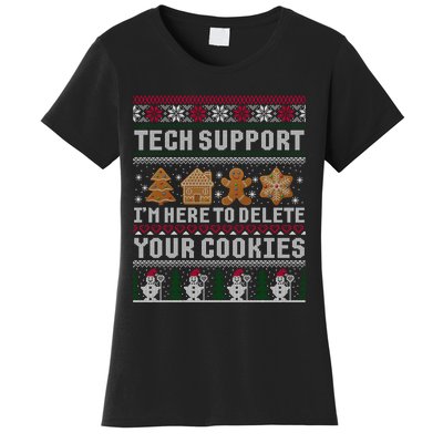 Funny Christmas Tech Support Computer Programmer Gift Women's T-Shirt