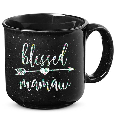 Flowers Cute Tropical Blessed Mamaw Meaningful Gift 15oz Campfire Ceramic Mug