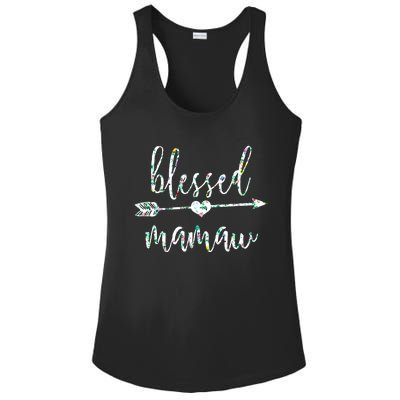 Flowers Cute Tropical Blessed Mamaw Meaningful Gift Ladies PosiCharge Competitor Racerback Tank