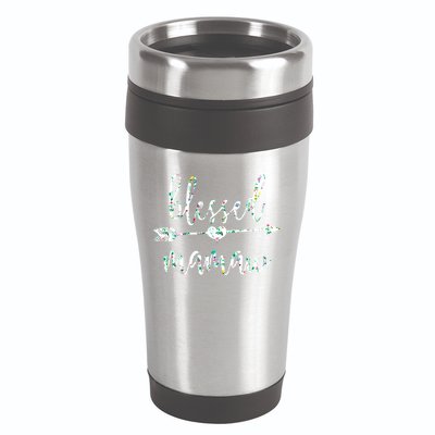 Flowers Cute Tropical Blessed Mamaw Meaningful Gift 16oz Travel Tumbler