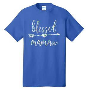 Flowers Cute Tropical Blessed Mamaw Meaningful Gift Tall T-Shirt