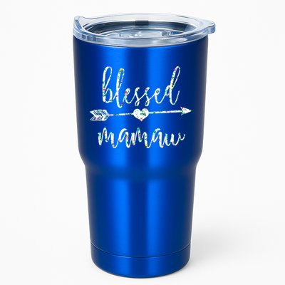 Flowers Cute Tropical Blessed Mamaw Meaningful Gift Tumbler