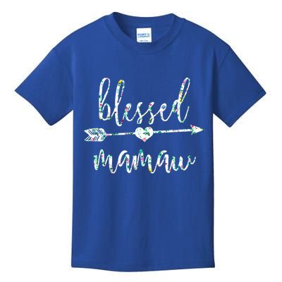 Flowers Cute Tropical Blessed Mamaw Meaningful Gift Kids T-Shirt