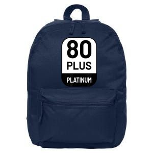 Funny Computer Tech Power Supply Novelty Designed 16 in Basic Backpack