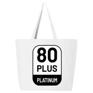 Funny Computer Tech Power Supply Novelty Designed 25L Jumbo Tote