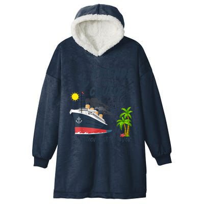 Friends Cruise Together 2024 Vacation Hooded Wearable Blanket