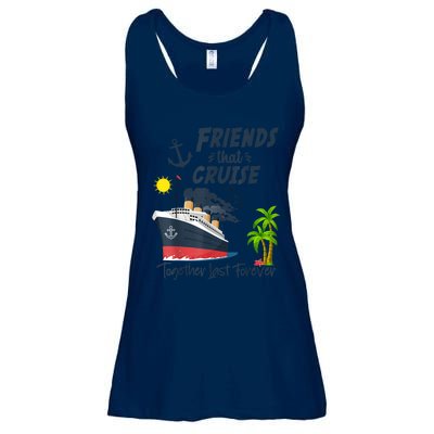 Friends Cruise Together 2024 Vacation Ladies Essential Flowy Tank