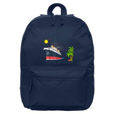 Friends Cruise Together 2024 Vacation 16 in Basic Backpack