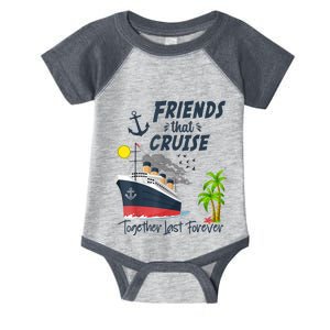 Friends Cruise Together 2024 Vacation Infant Baby Jersey Bodysuit