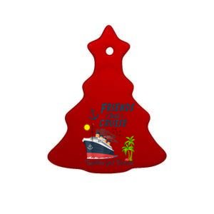 Friends Cruise Together 2024 Vacation Ceramic Tree Ornament