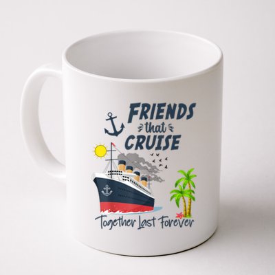 Friends Cruise Together 2024 Vacation Coffee Mug