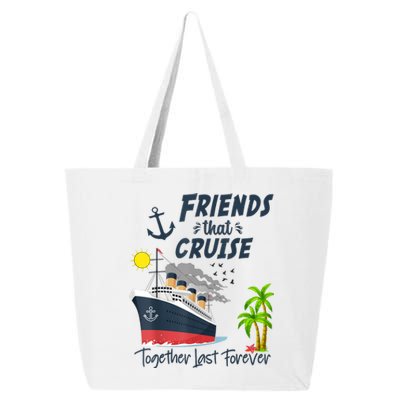 Friends Cruise Together 2024 Vacation 25L Jumbo Tote