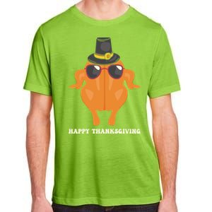 Funny Cute Thanksgiving For Friends Turkey Adult ChromaSoft Performance T-Shirt