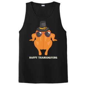 Funny Cute Thanksgiving For Friends Turkey PosiCharge Competitor Tank