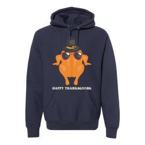 Funny Cute Thanksgiving For Friends Turkey Premium Hoodie