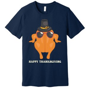 Funny Cute Thanksgiving For Friends Turkey Premium T-Shirt