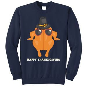 Funny Cute Thanksgiving For Friends Turkey Tall Sweatshirt