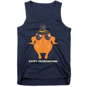 Funny Cute Thanksgiving For Friends Turkey Tank Top