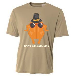 Funny Cute Thanksgiving For Friends Turkey Cooling Performance Crew T-Shirt