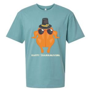 Funny Cute Thanksgiving For Friends Turkey Sueded Cloud Jersey T-Shirt