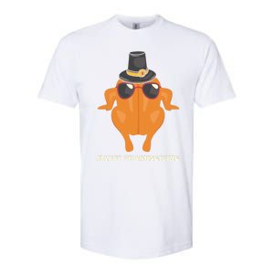 Funny Cute Thanksgiving For Friends Turkey Softstyle CVC T-Shirt