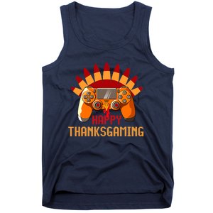 Funny Cute Thanksgiving Gamer Turkey Gaming Controller Boys Tank Top