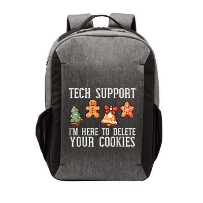 Funny Christmas Tech Support Here To Delete Cookies Vector Backpack