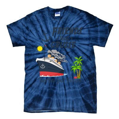 Friends Cruise Together 2024 Vacation Tie-Dye T-Shirt