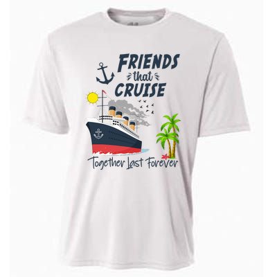 Friends Cruise Together 2024 Vacation Cooling Performance Crew T-Shirt