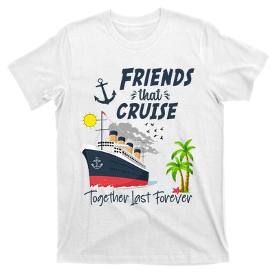 Friends Cruise Together 2024 Vacation T-Shirt