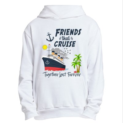 Friends Cruise Together 2024 Vacation Urban Pullover Hoodie