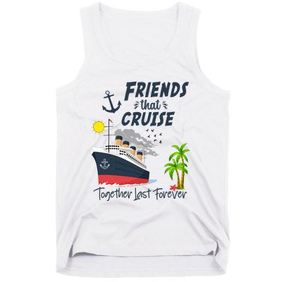 Friends Cruise Together 2024 Vacation Tank Top