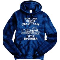 Funny Crazy Train Engineer Shirts For Women Men Tie Dye Hoodie