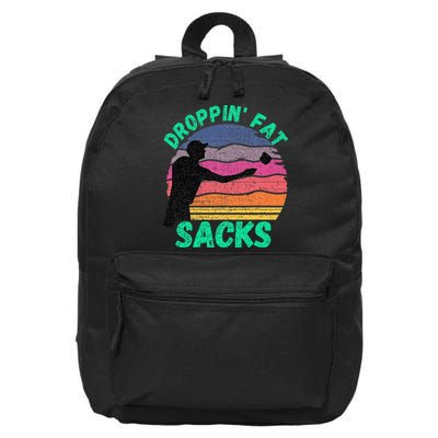 Funny Cornhole Team Cornhole Accessories 16 in Basic Backpack