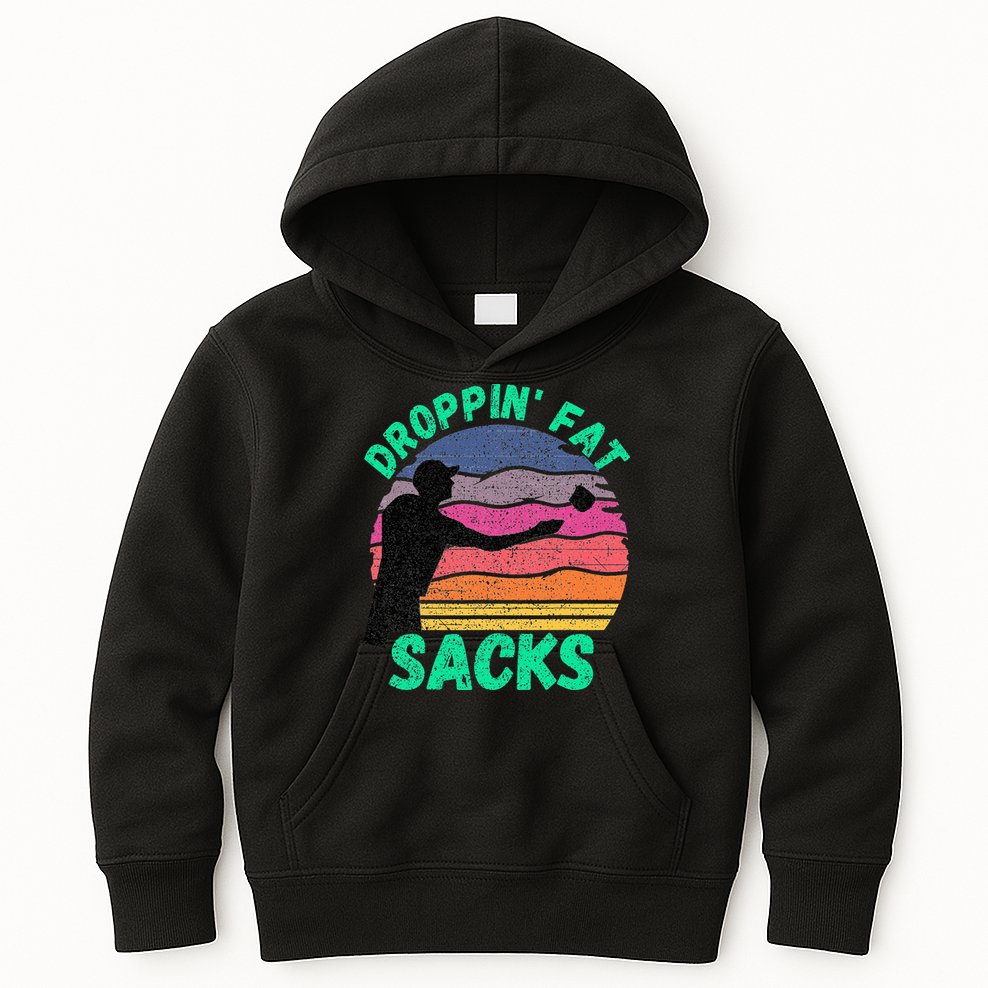 Funny Cornhole Team Cornhole Accessories Kids Hoodie