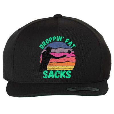 Funny Cornhole Team Cornhole Accessories Wool Snapback Cap