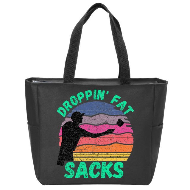 Funny Cornhole Team Cornhole Accessories Zip Tote Bag