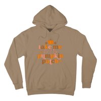 Funny Cute Take Me To The Pumpkin Patch Autumn Fall Thanksgiving Retro Hoodie