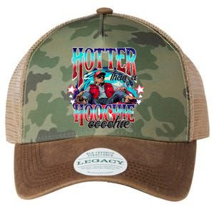 Funny Cute Trump Hotter Than A Hoochie Coochie Legacy Tie Dye Trucker Hat