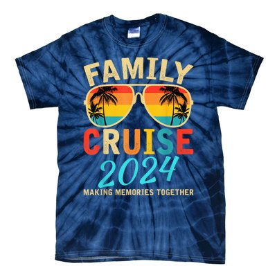 Family Cruise Trip 2024 Hello Summer Vacation Beach Matching Tie-Dye T-Shirt