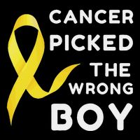 Funny Cancer Treatment Gifts Cancer You Picked The Wrong Guy Long Sleeve Shirt