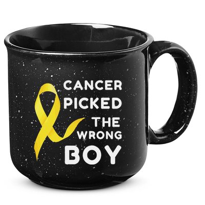 Funny Cancer Treatment Gifts Cancer You Picked The Wrong Guy 15oz Campfire Ceramic Mug
