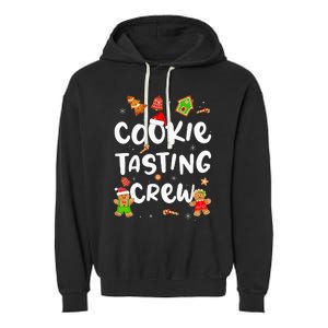 Festive Cookie Tasting Crew Pajama Set for Family Xmas Garment-Dyed Fleece Hoodie