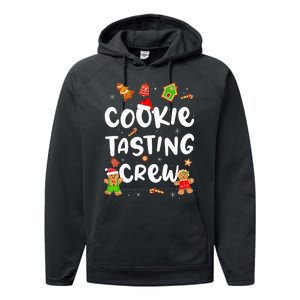 Festive Cookie Tasting Crew Pajama Set for Family Xmas Performance Fleece Hoodie