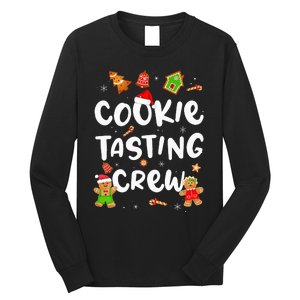 Festive Cookie Tasting Crew Pajama Set for Family Xmas Long Sleeve Shirt