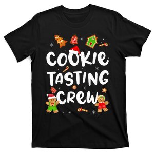 Festive Cookie Tasting Crew Pajama Set for Family Xmas T-Shirt